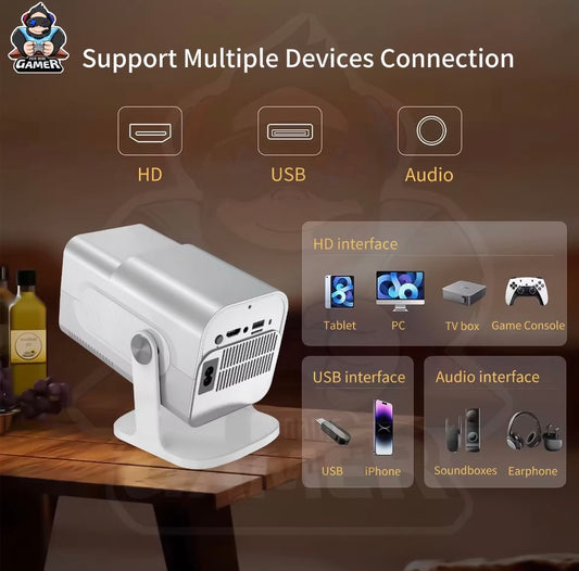 Projetor 4K - Android Certificado
